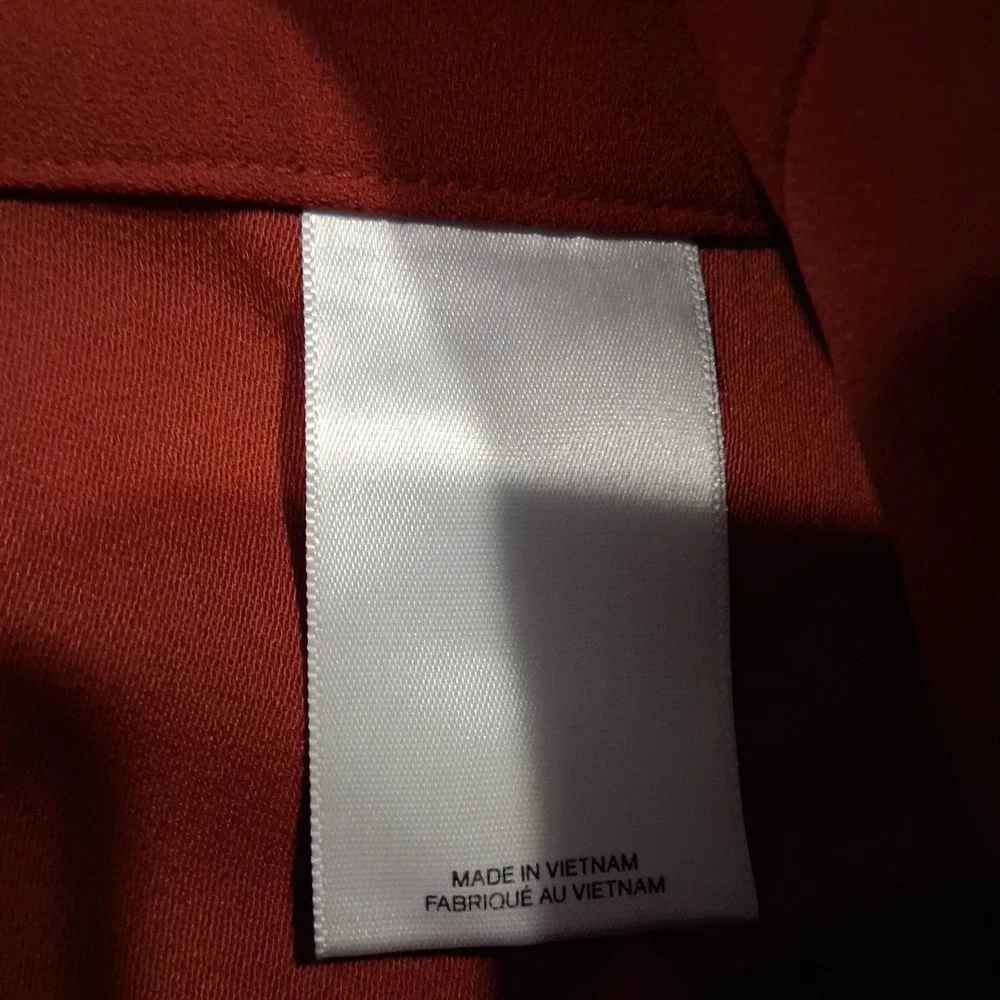 Express Womens‎ Rust Orange Front Slit Midi Pencil Skirt Size 2 007738915
